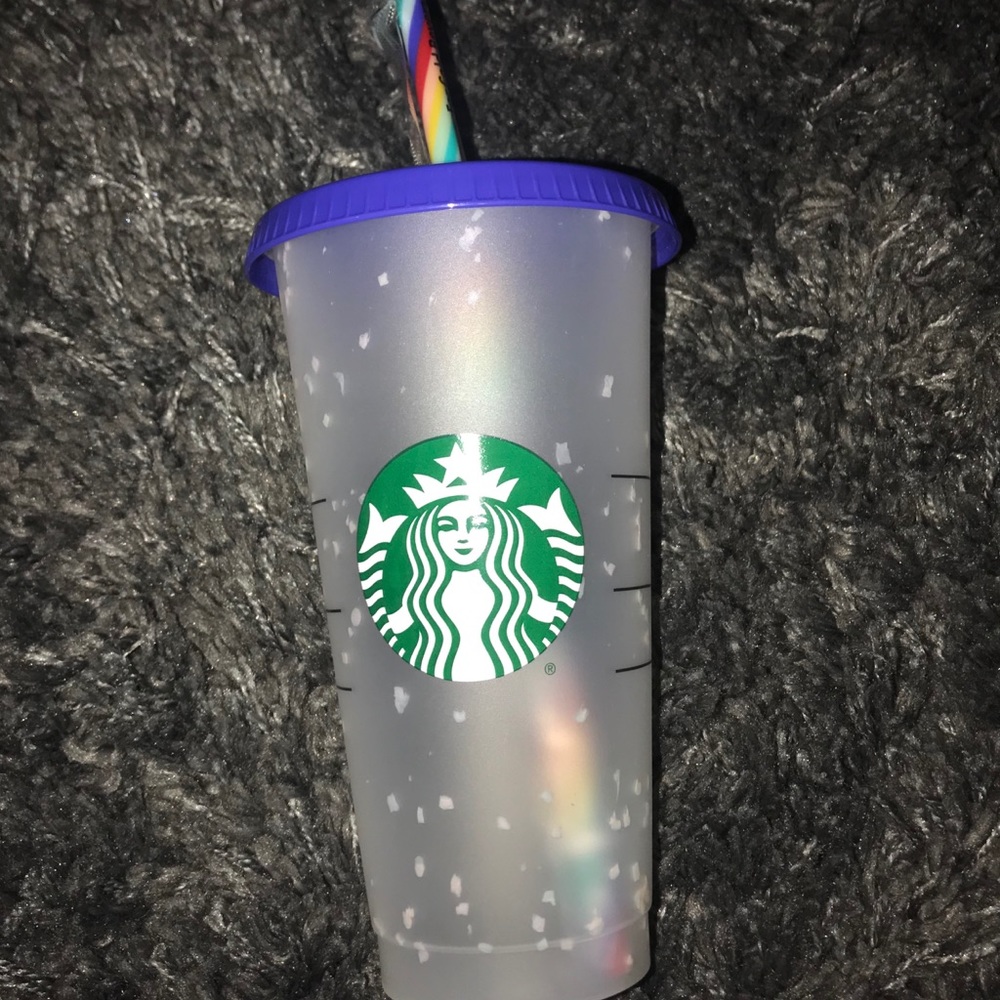 Brand New Starbucks 2020 Color Change Confetti Cup